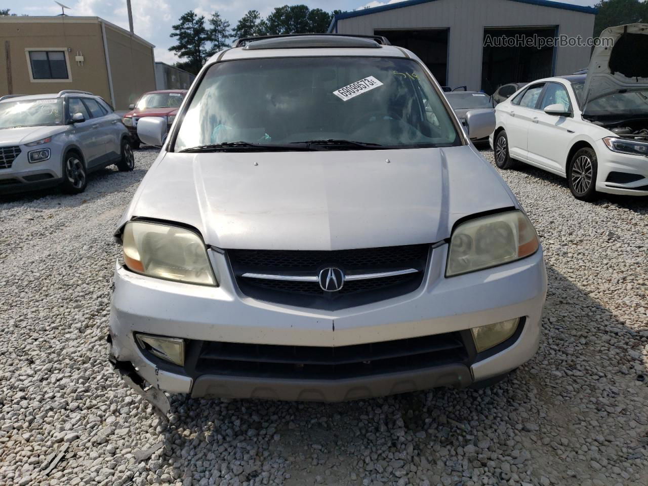 2002 Acura Mdx Touring Серебряный vin: 2HNYD18862H539464