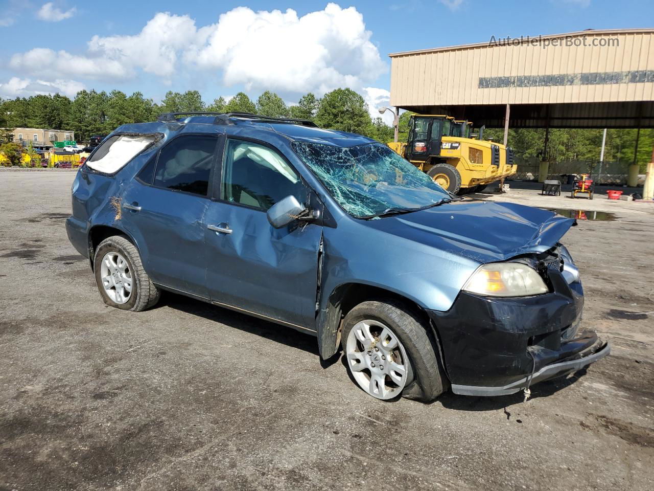 2005 Acura Mdx Touring Blue vin: 2HNYD18865H518666