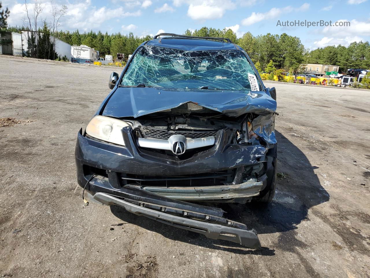 2005 Acura Mdx Touring Blue vin: 2HNYD18865H518666