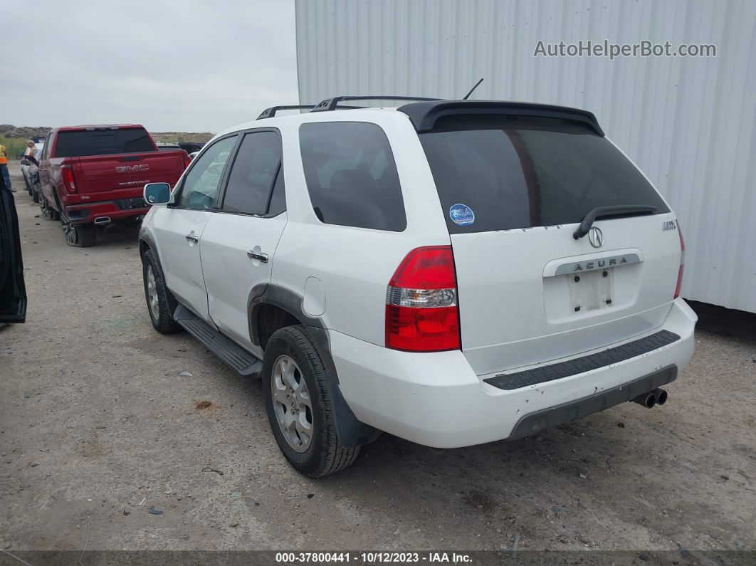 2002 Acura Mdx Touring Pkg White vin: 2HNYD18872H501760