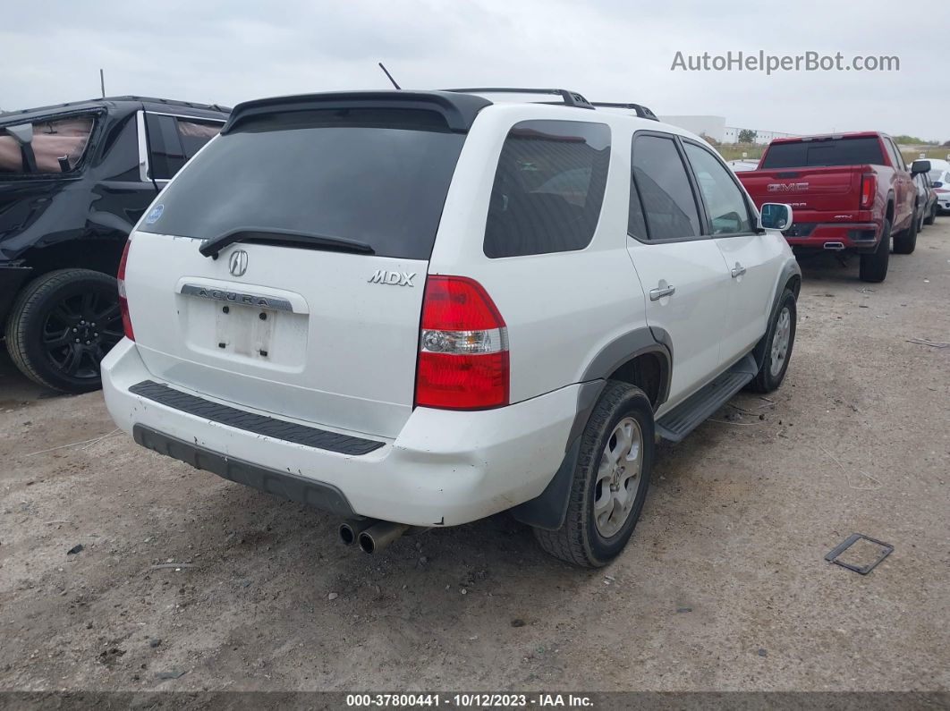 2002 Acura Mdx Touring Pkg White vin: 2HNYD18872H501760