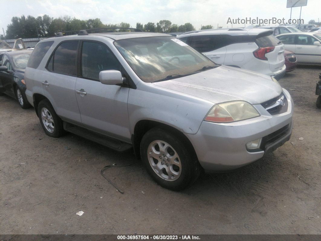 2002 Acura Mdx Touring Pkg Gray vin: 2HNYD18872H504867