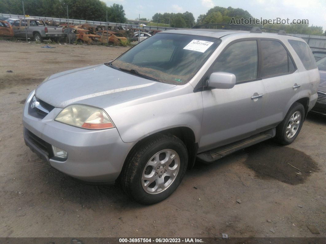 2002 Acura Mdx Touring Pkg Gray vin: 2HNYD18872H504867