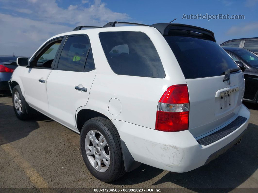 2002 Acura Mdx Touring Pkg White vin: 2HNYD18872H538677