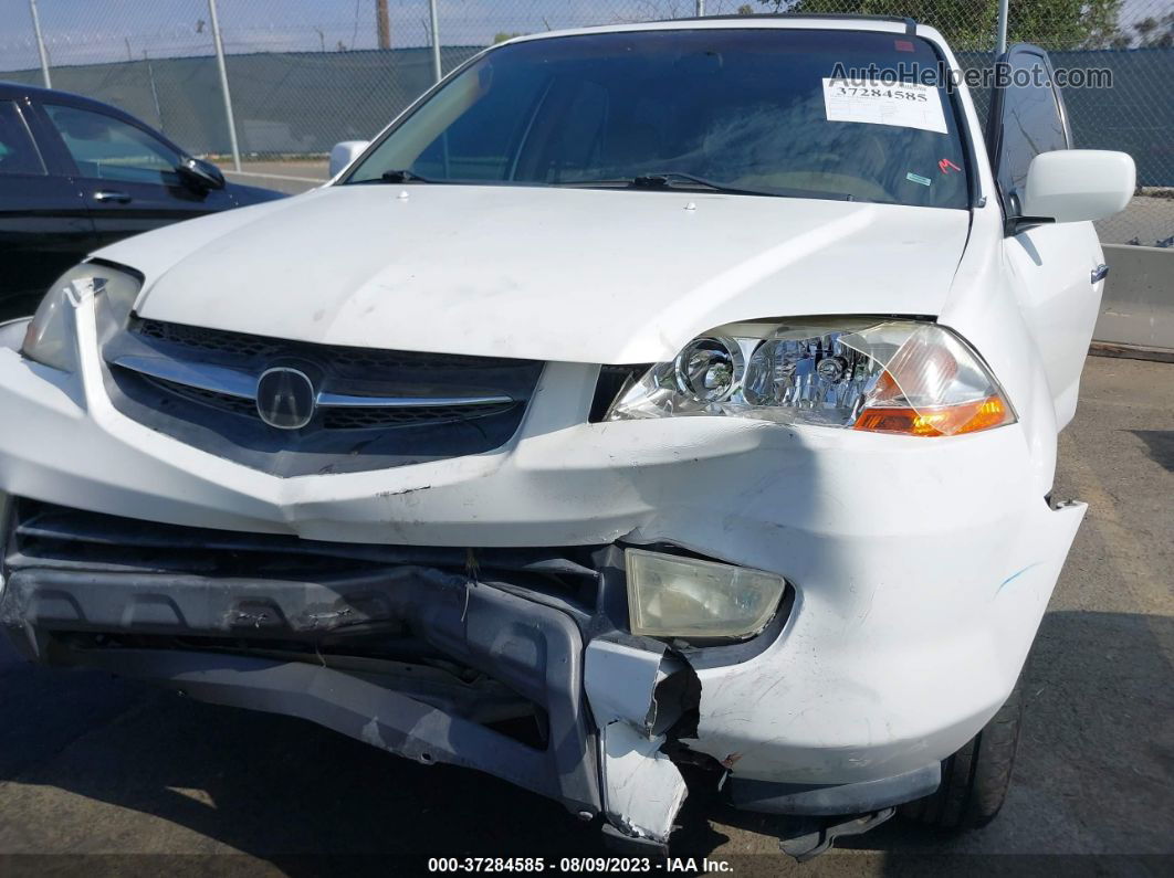 2002 Acura Mdx Touring Pkg White vin: 2HNYD18872H538677