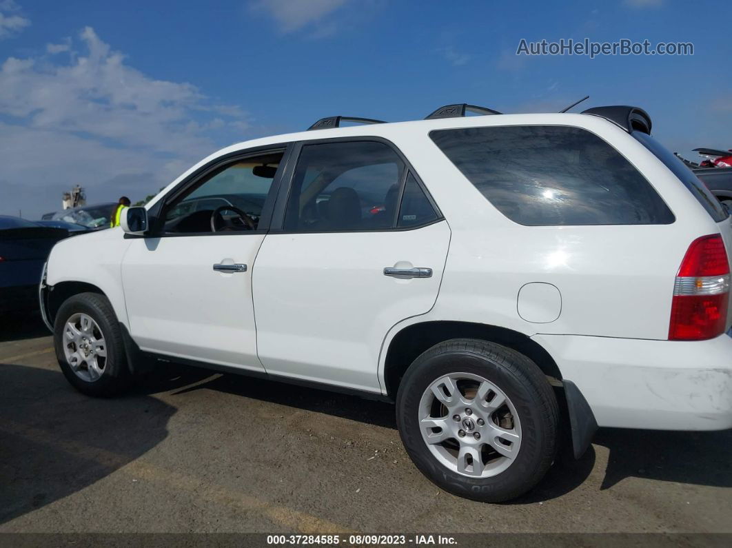 2002 Acura Mdx Touring Pkg White vin: 2HNYD18872H538677