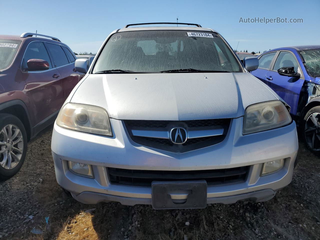 2005 Acura Mdx Touring Silver vin: 2HNYD18875H544645