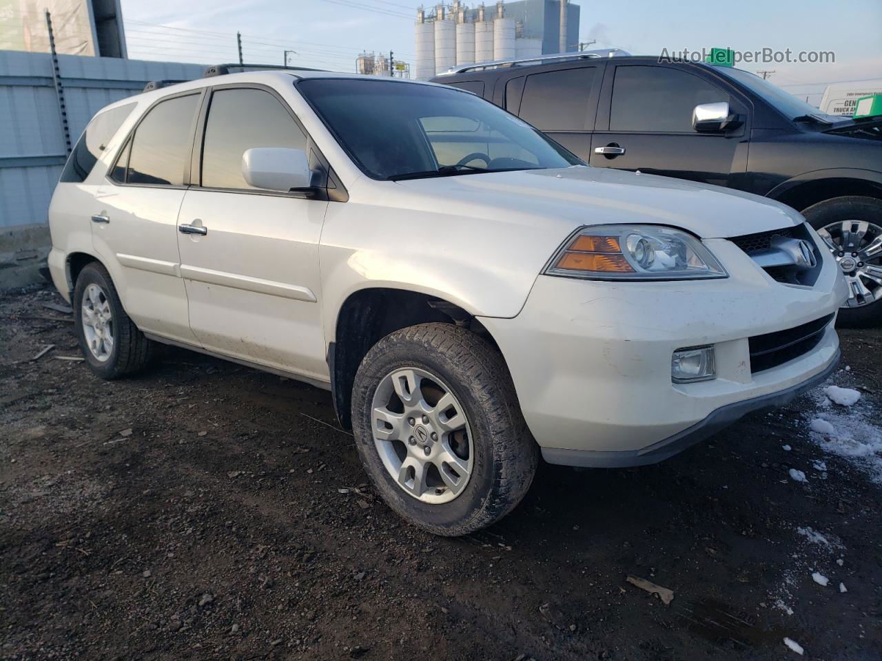 2005 Acura Mdx Touring White vin: 2HNYD18885H507197