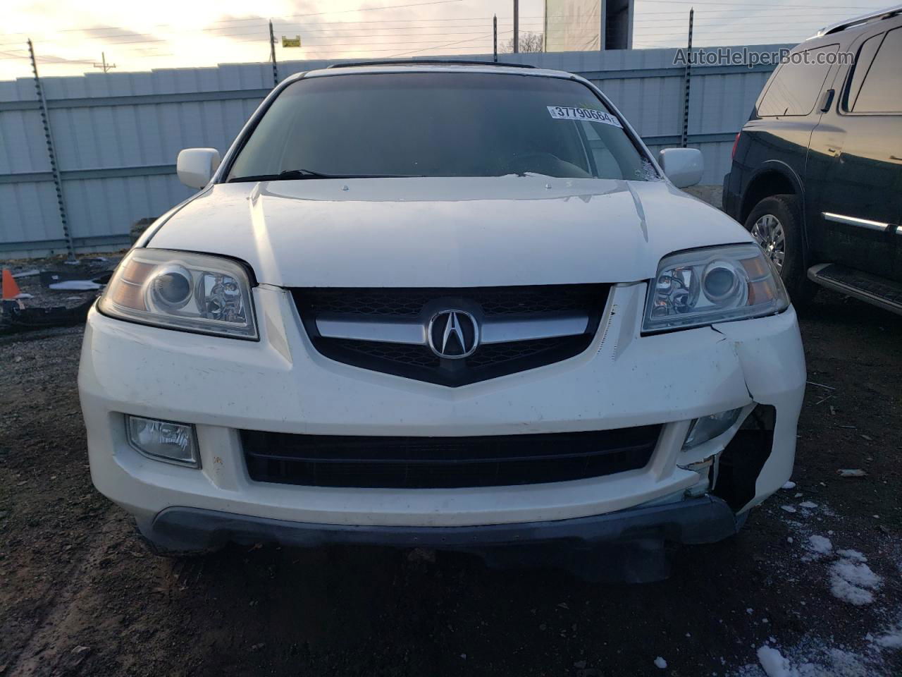 2005 Acura Mdx Touring White vin: 2HNYD18885H507197