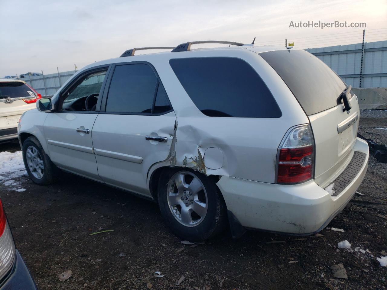 2005 Acura Mdx Touring White vin: 2HNYD18885H507197