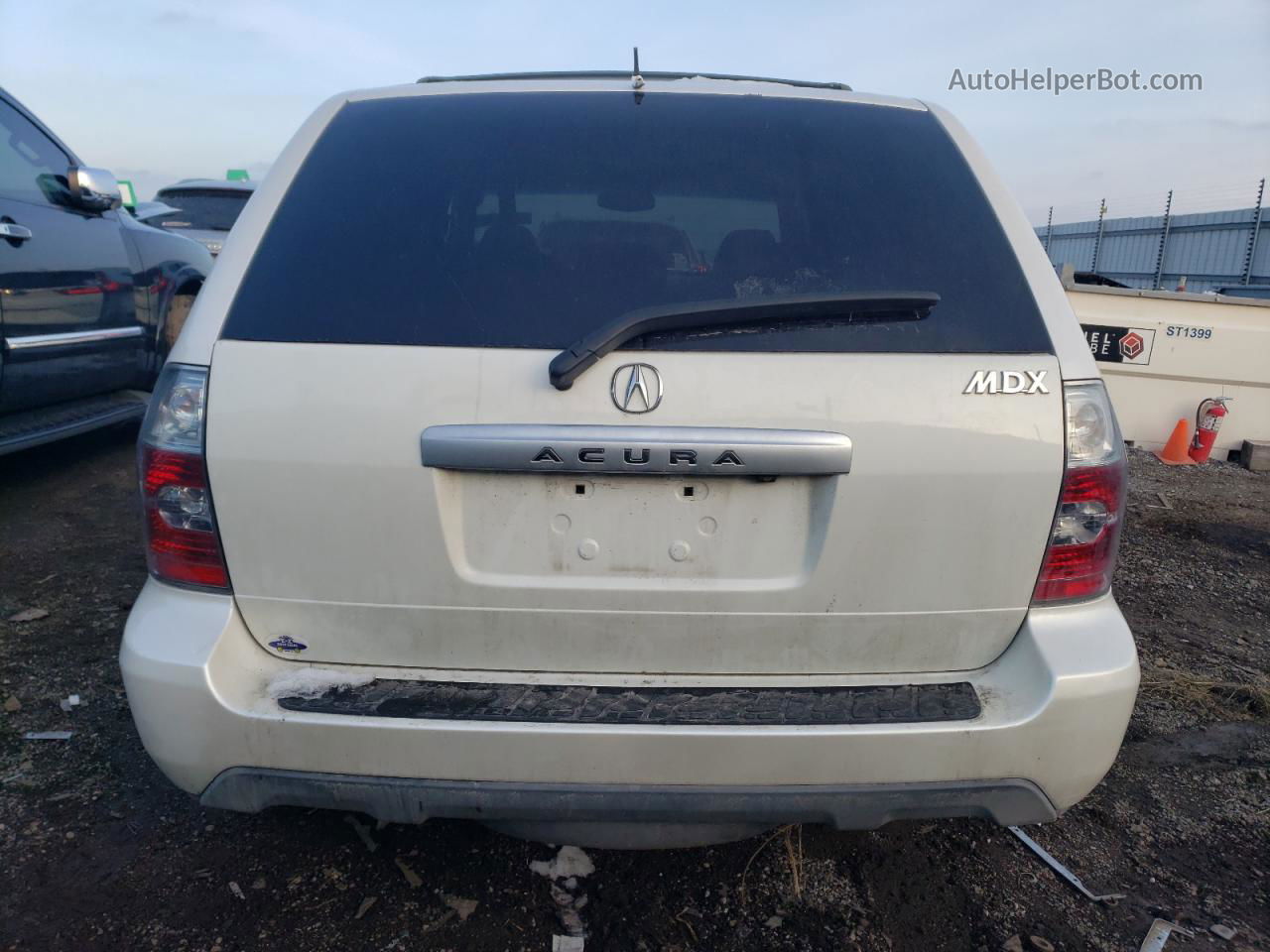 2005 Acura Mdx Touring White vin: 2HNYD18885H507197