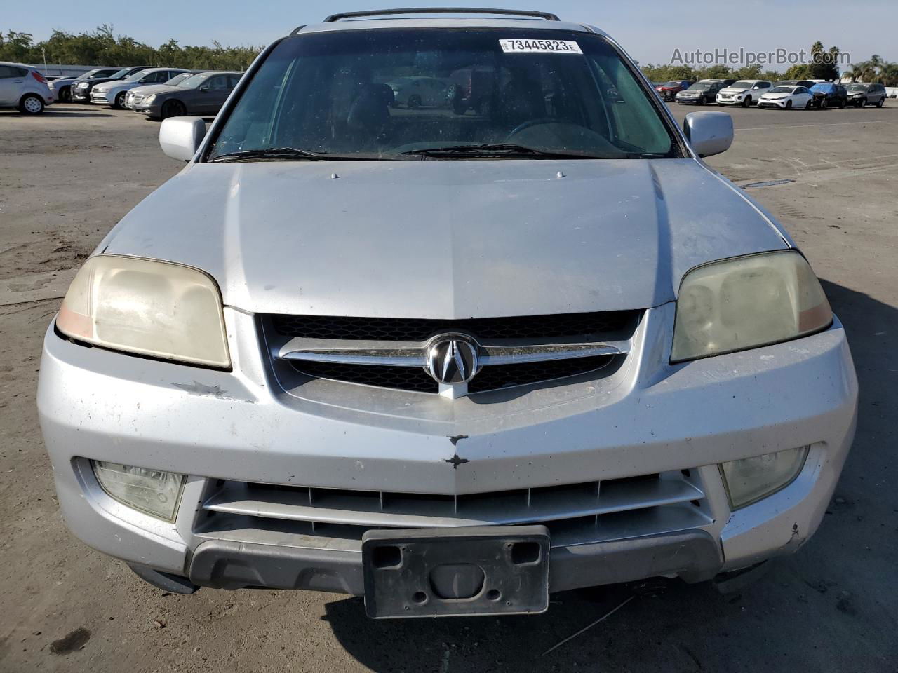 2002 Acura Mdx Touring Silver vin: 2HNYD18892H511559