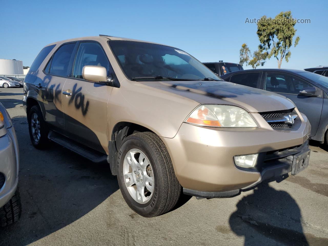 2002 Acura Mdx Touring Tan vin: 2HNYD18892H530693