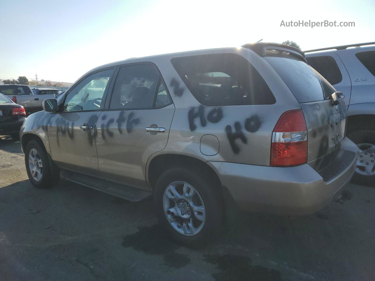 2002 Acura Mdx Touring Tan vin: 2HNYD18892H530693