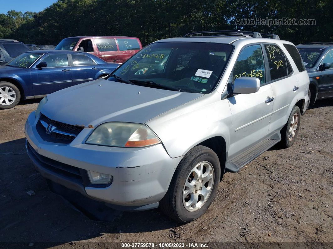 2002 Acura Mdx Touring Pkg Серебряный vin: 2HNYD18892H532654