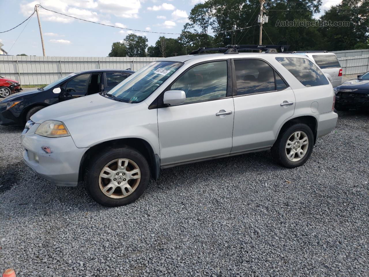 2005 Acura Mdx Touring Silver vin: 2HNYD18895H507273