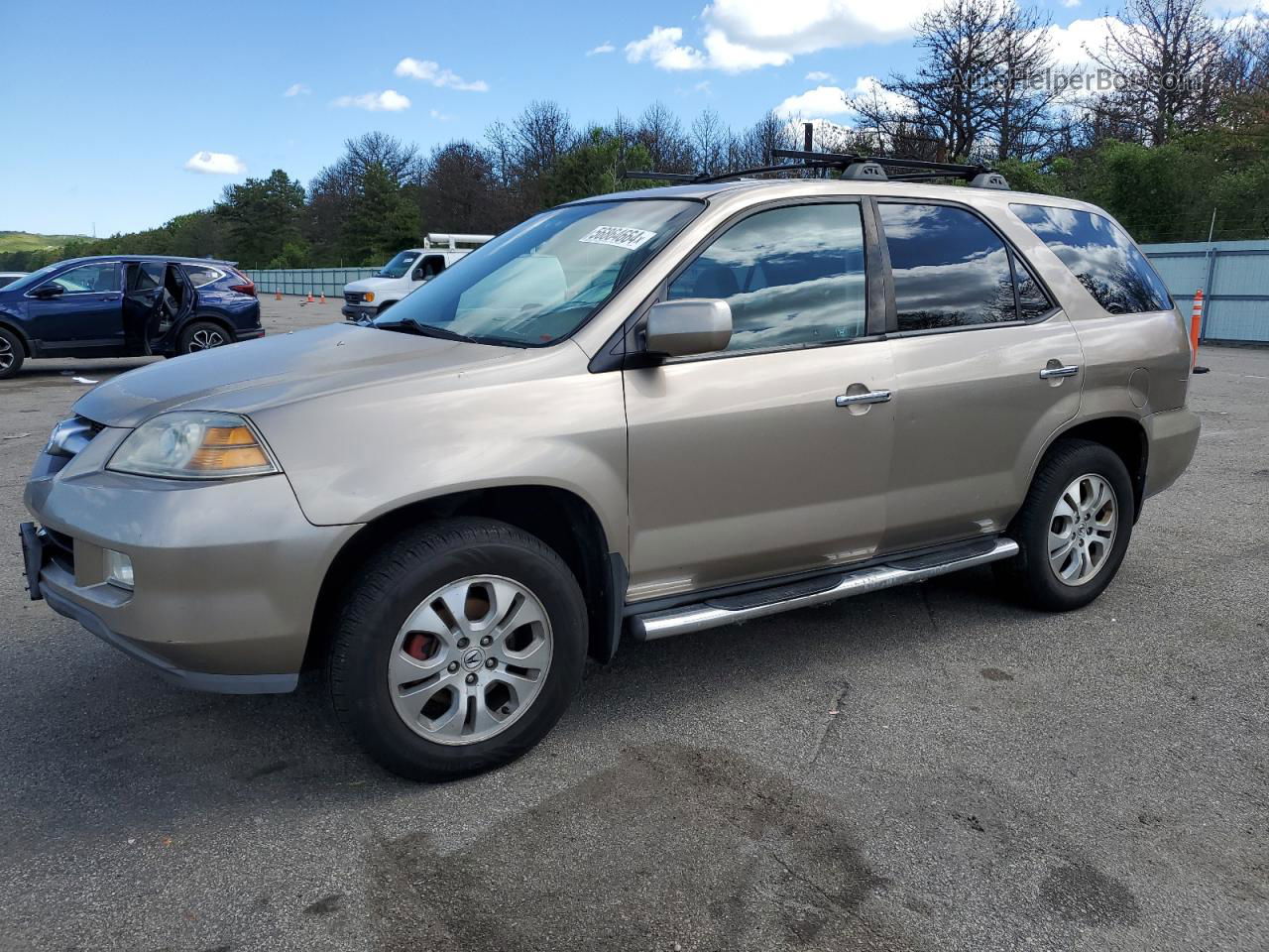 2005 Acura Mdx Touring Желто-коричневый vin: 2HNYD18895H531069