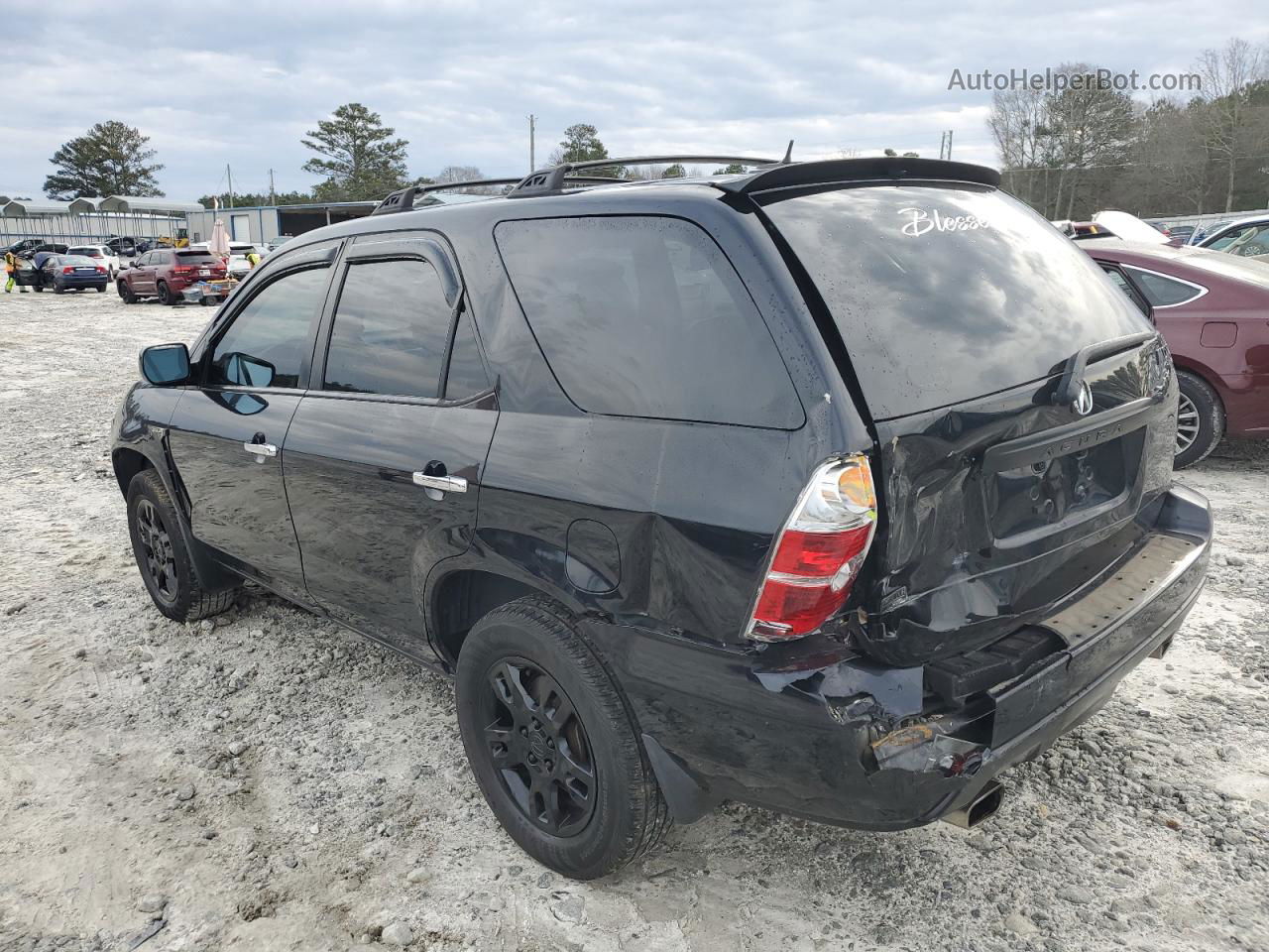 2005 Acura Mdx Touring Black vin: 2HNYD18895H534294