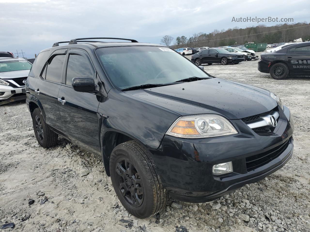 2005 Acura Mdx Touring Black vin: 2HNYD18895H534294