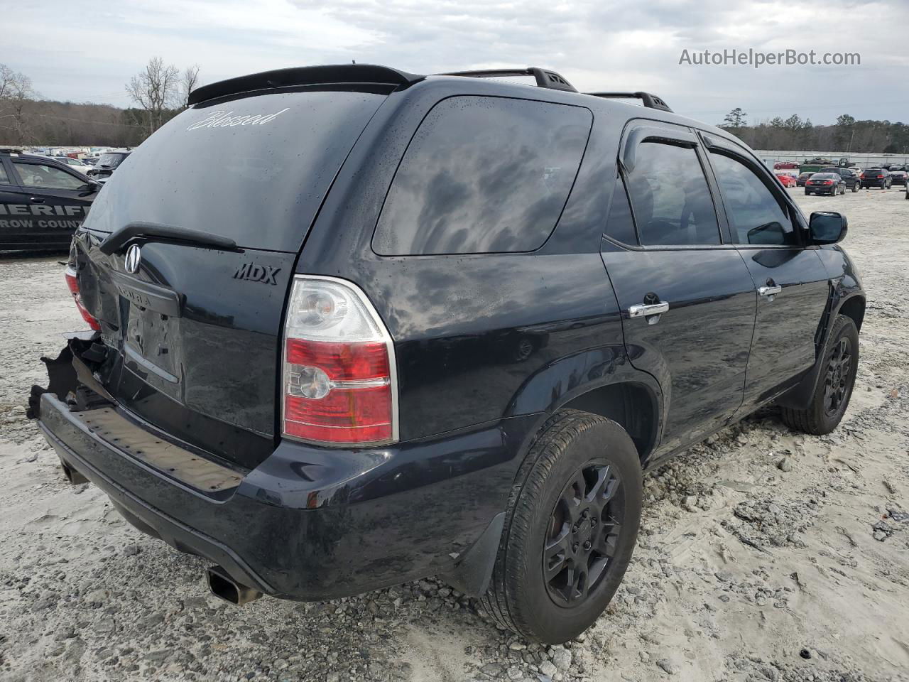 2005 Acura Mdx Touring Black vin: 2HNYD18895H534294