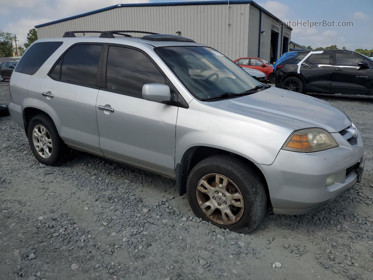 2005 Acura Mdx Touring Silver vin: 2HNYD18895H541603