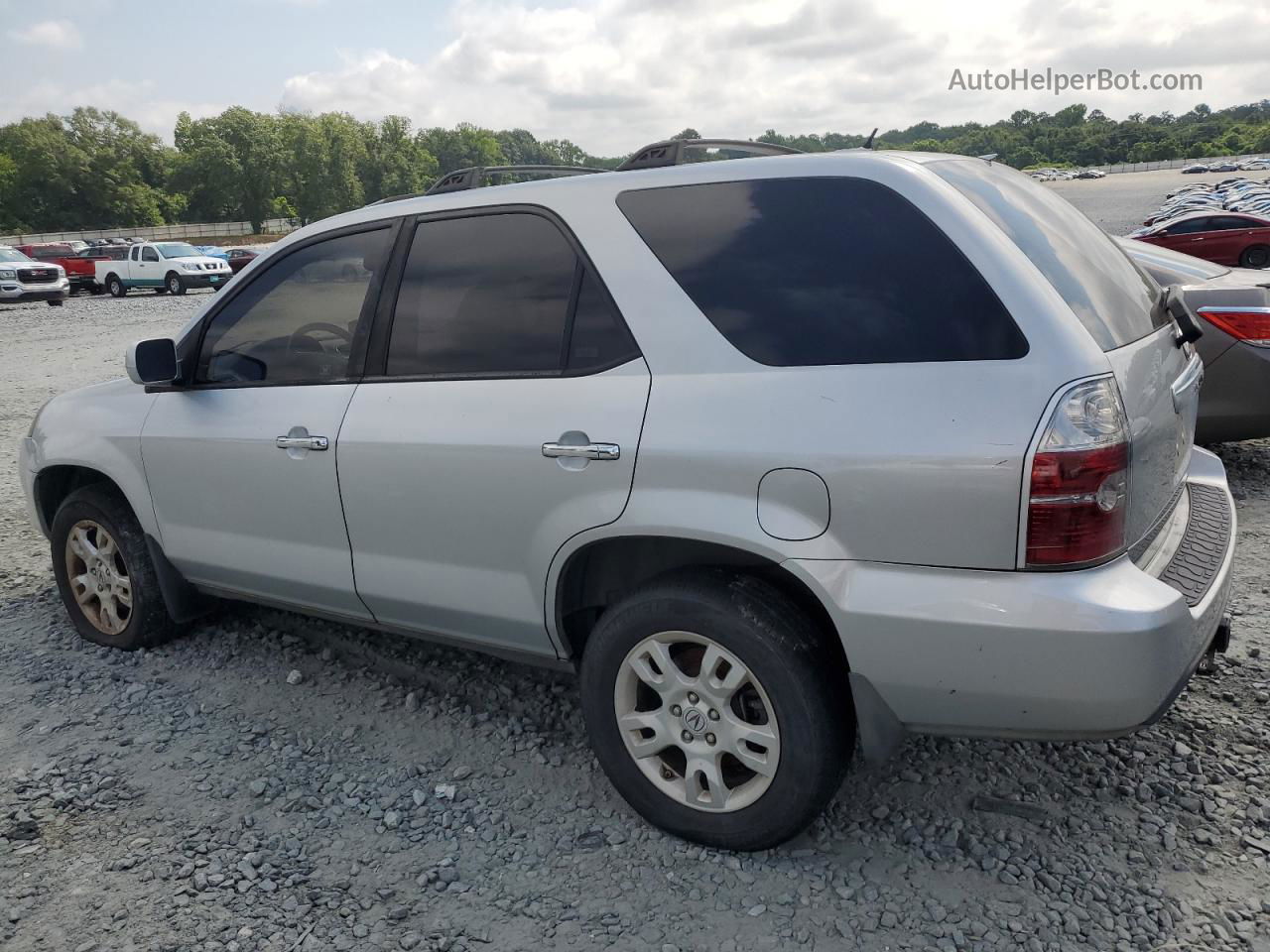 2005 Acura Mdx Touring Silver vin: 2HNYD18895H541603