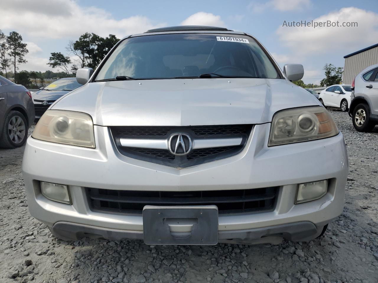 2005 Acura Mdx Touring Silver vin: 2HNYD18895H541603