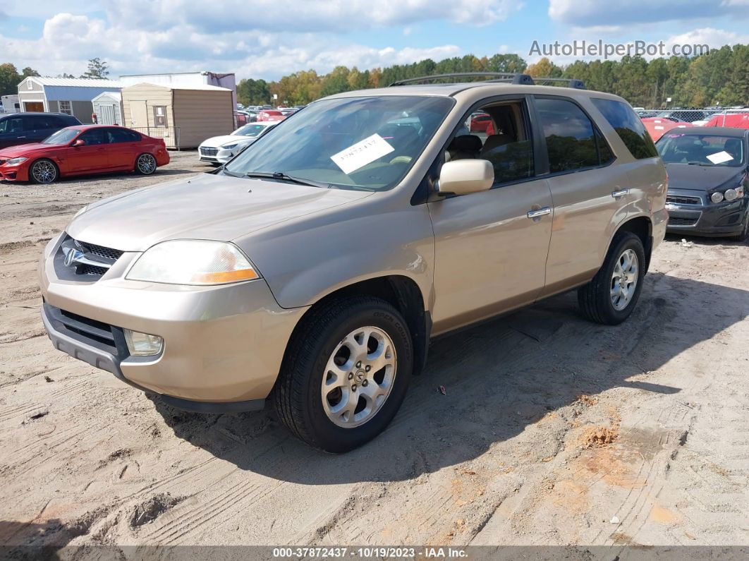 2002 Acura Mdx Touring Pkg Золотой vin: 2HNYD188X2H530850