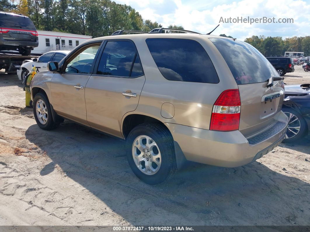 2002 Acura Mdx Touring Pkg Золотой vin: 2HNYD188X2H530850