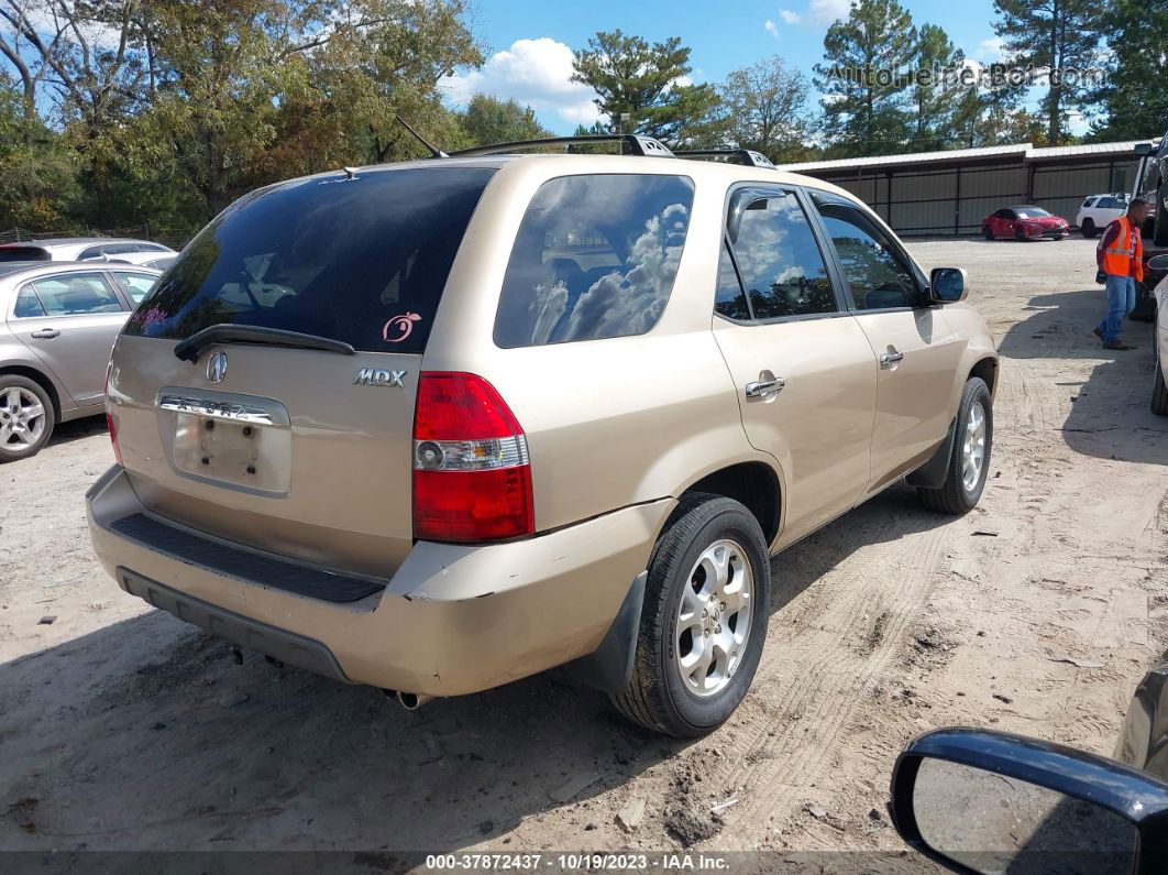 2002 Acura Mdx Touring Pkg Золотой vin: 2HNYD188X2H530850