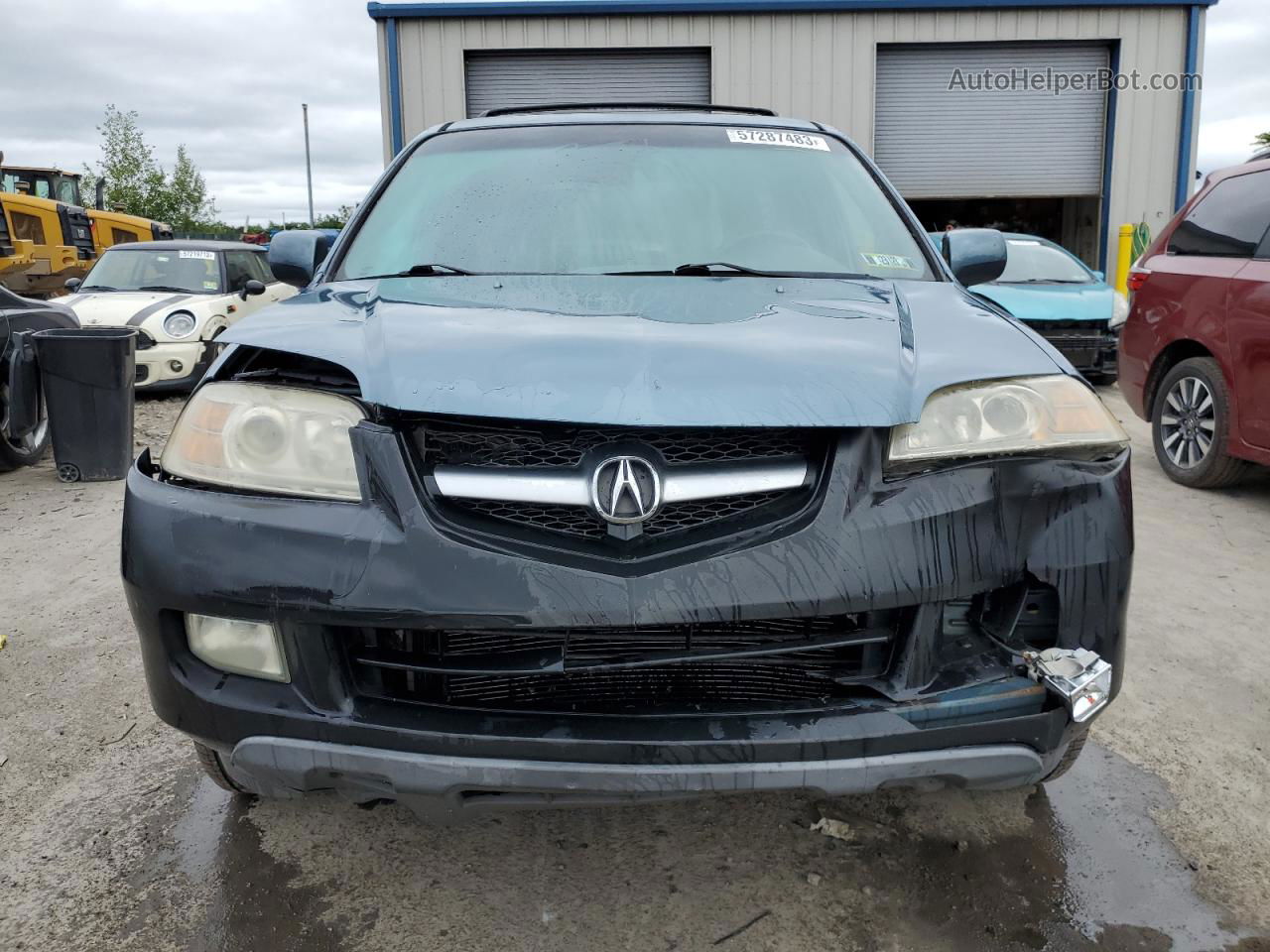 2005 Acura Mdx Touring Teal vin: 2HNYD188X5H504415