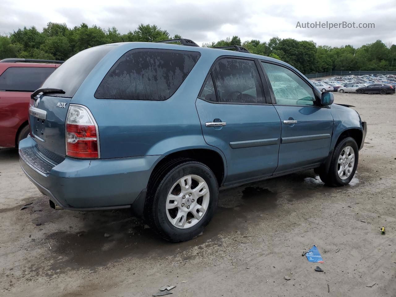 2005 Acura Mdx Touring Бирюзовый vin: 2HNYD188X5H504415