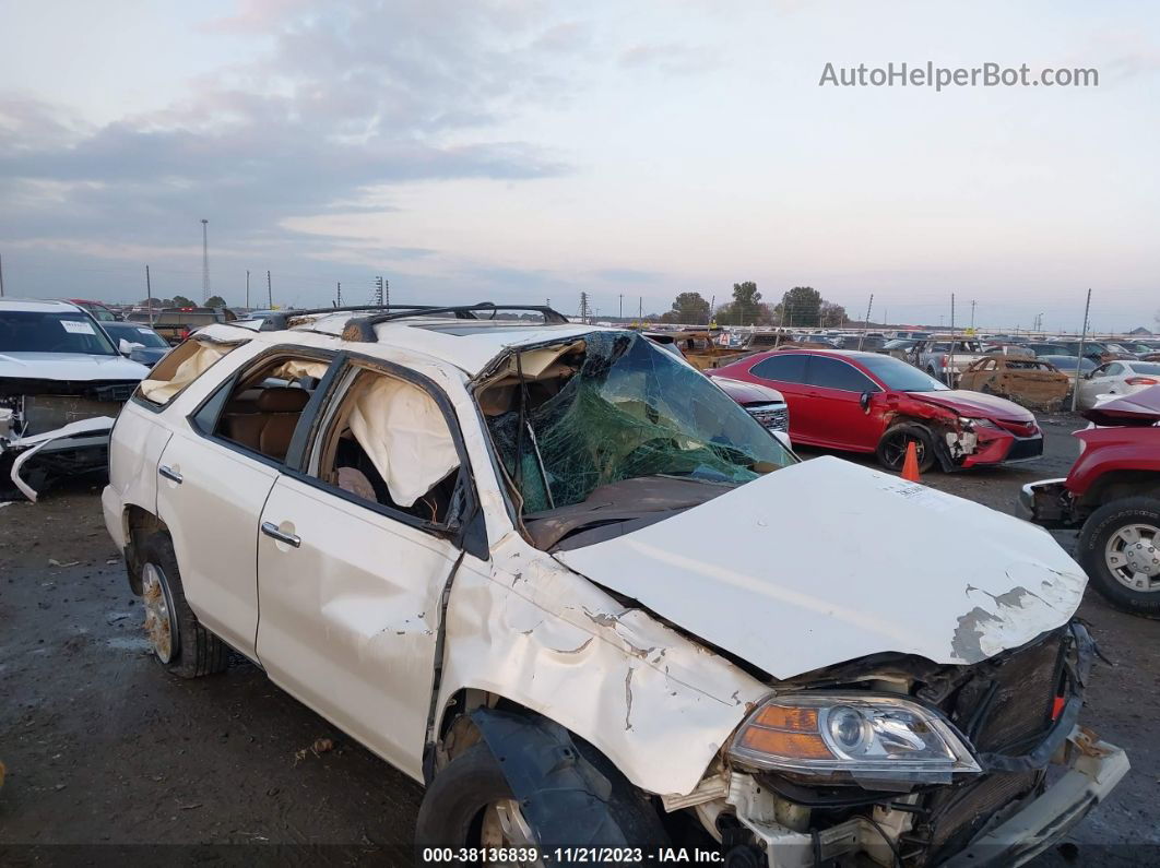 2005 Acura Mdx White vin: 2HNYD188X5H517567