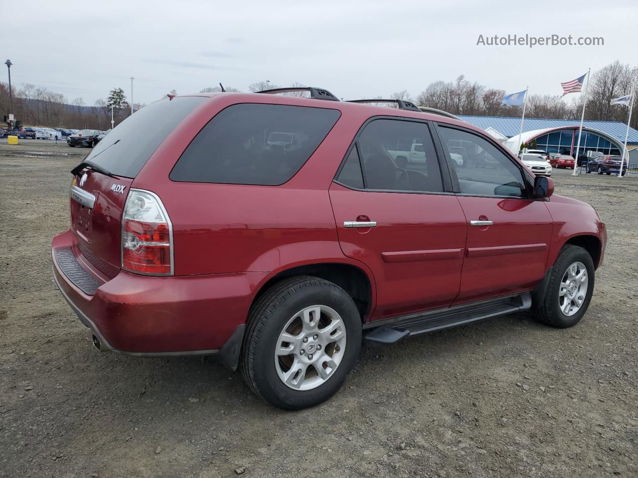 2005 Acura Mdx Touring Red vin: 2HNYD188X5H519481