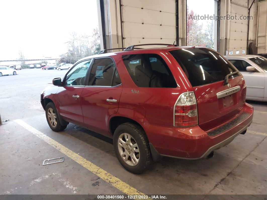 2005 Acura Mdx   Maroon vin: 2HNYD188X5H556045