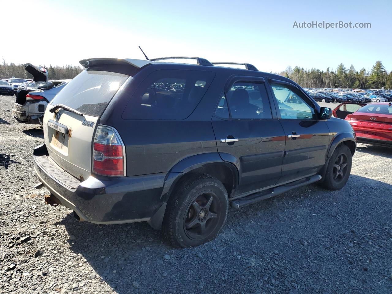 2005 Acura Mdx Touring Black vin: 2HNYD18905H001369