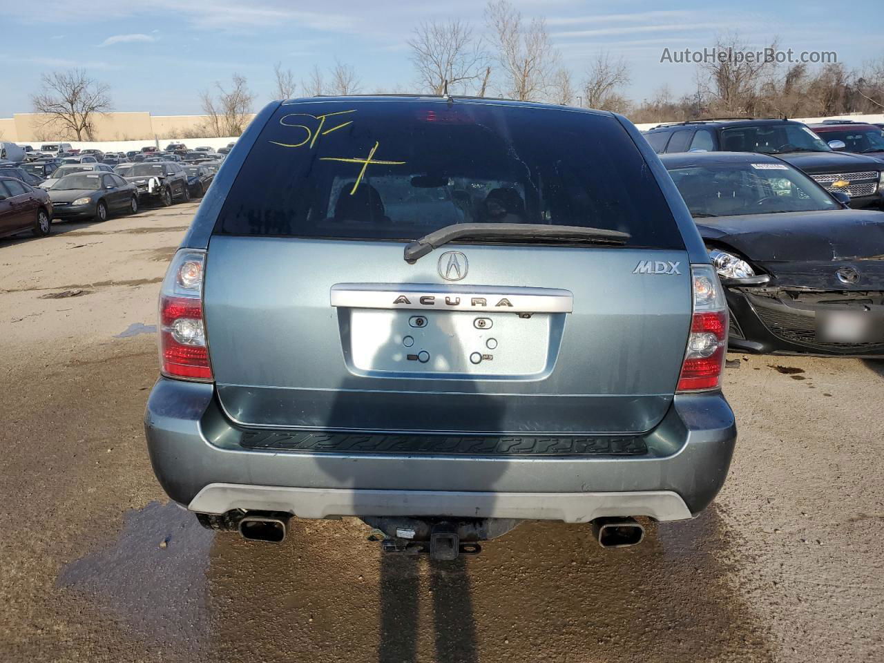 2005 Acura Mdx Touring Turquoise vin: 2HNYD18915H508197