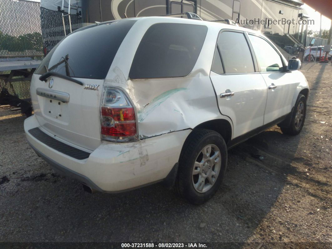 2005 Acura Mdx Touring White vin: 2HNYD18915H546433