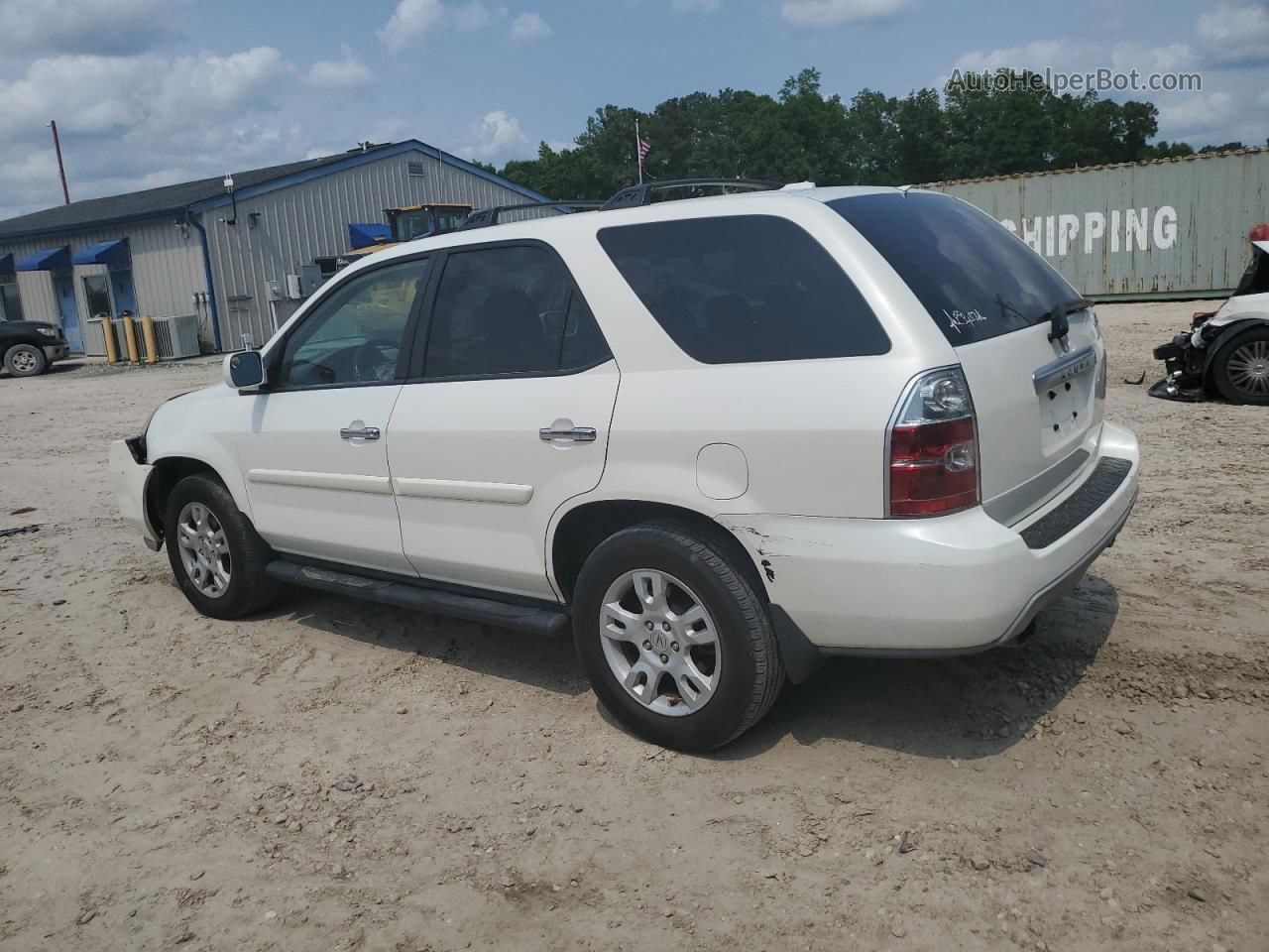 2005 Acura Mdx Touring White vin: 2HNYD18925H559529