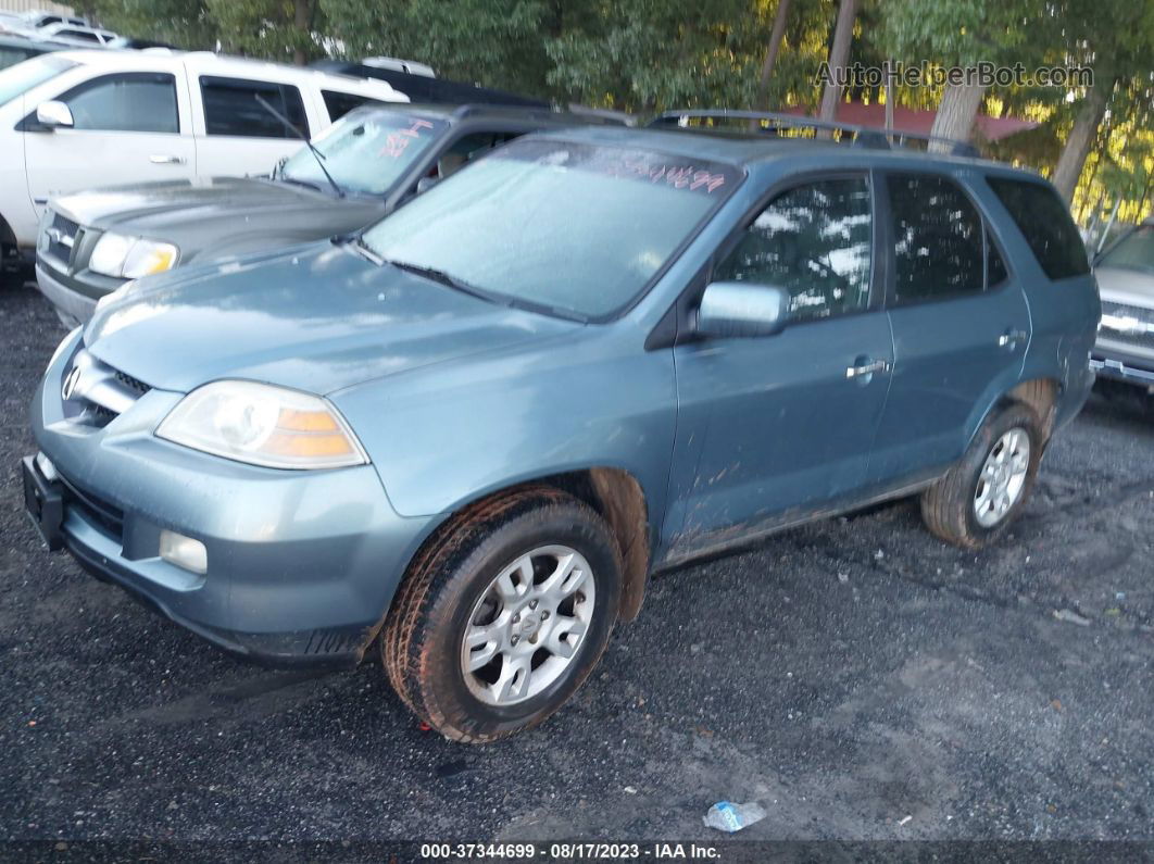 2005 Acura Mdx Touring Light Blue vin: 2HNYD18935H529956