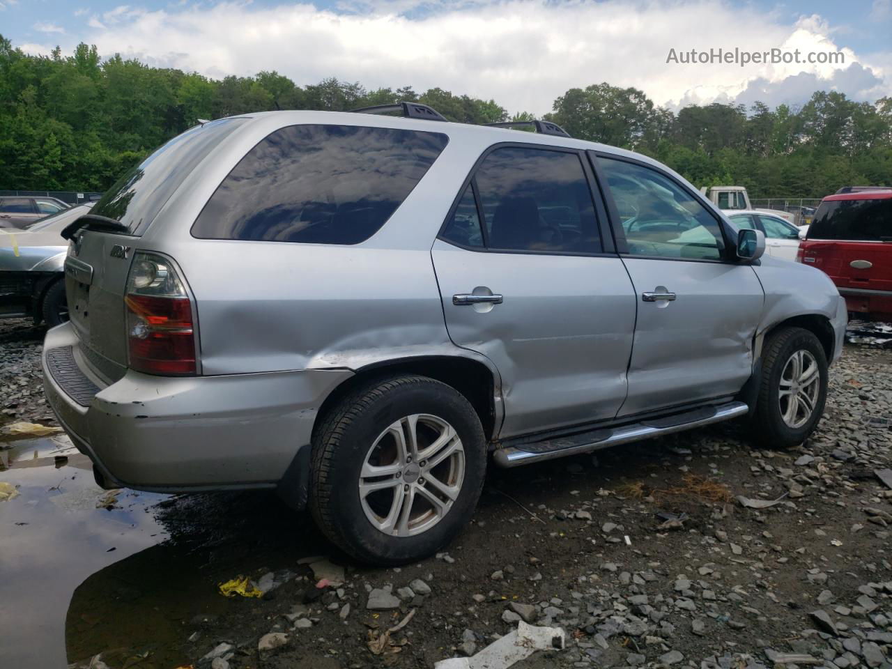 2005 Acura Mdx Touring Silver vin: 2HNYD18945H527780