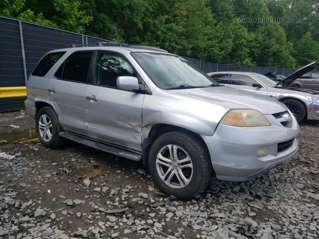 2005 Acura Mdx Touring Silver vin: 2HNYD18945H527780