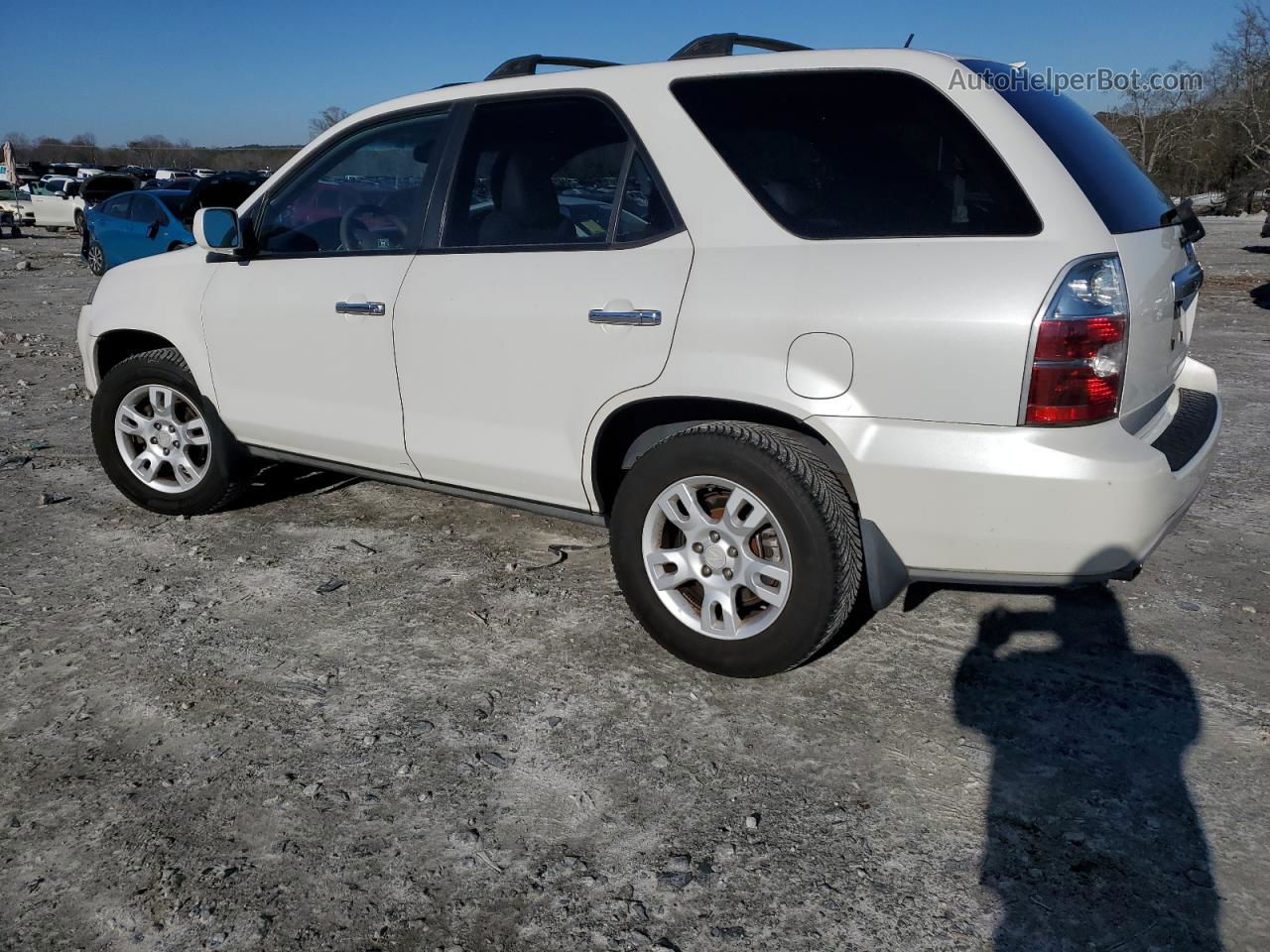 2005 Acura Mdx Touring White vin: 2HNYD18945H530663