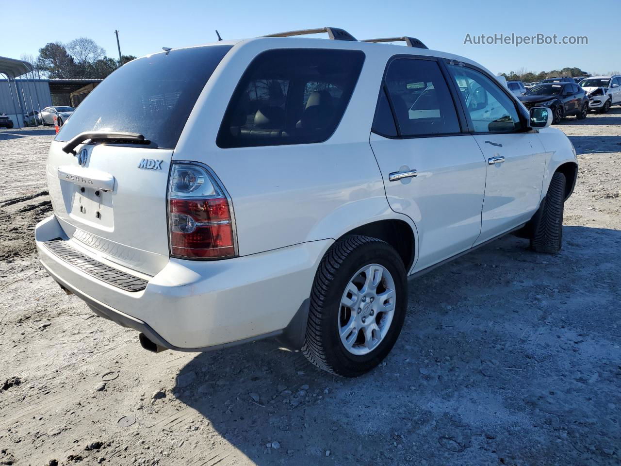 2005 Acura Mdx Touring White vin: 2HNYD18945H530663