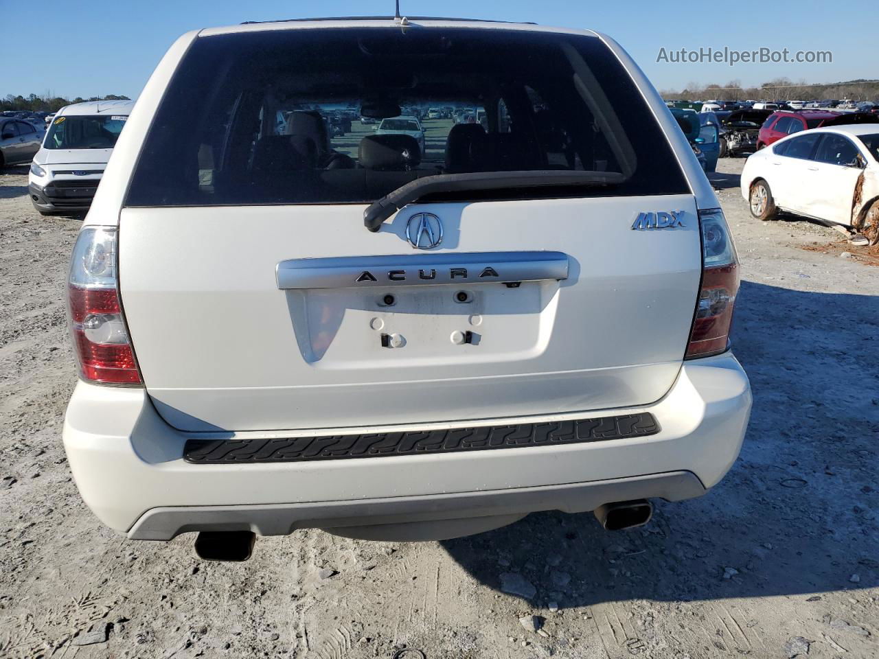 2005 Acura Mdx Touring White vin: 2HNYD18945H530663