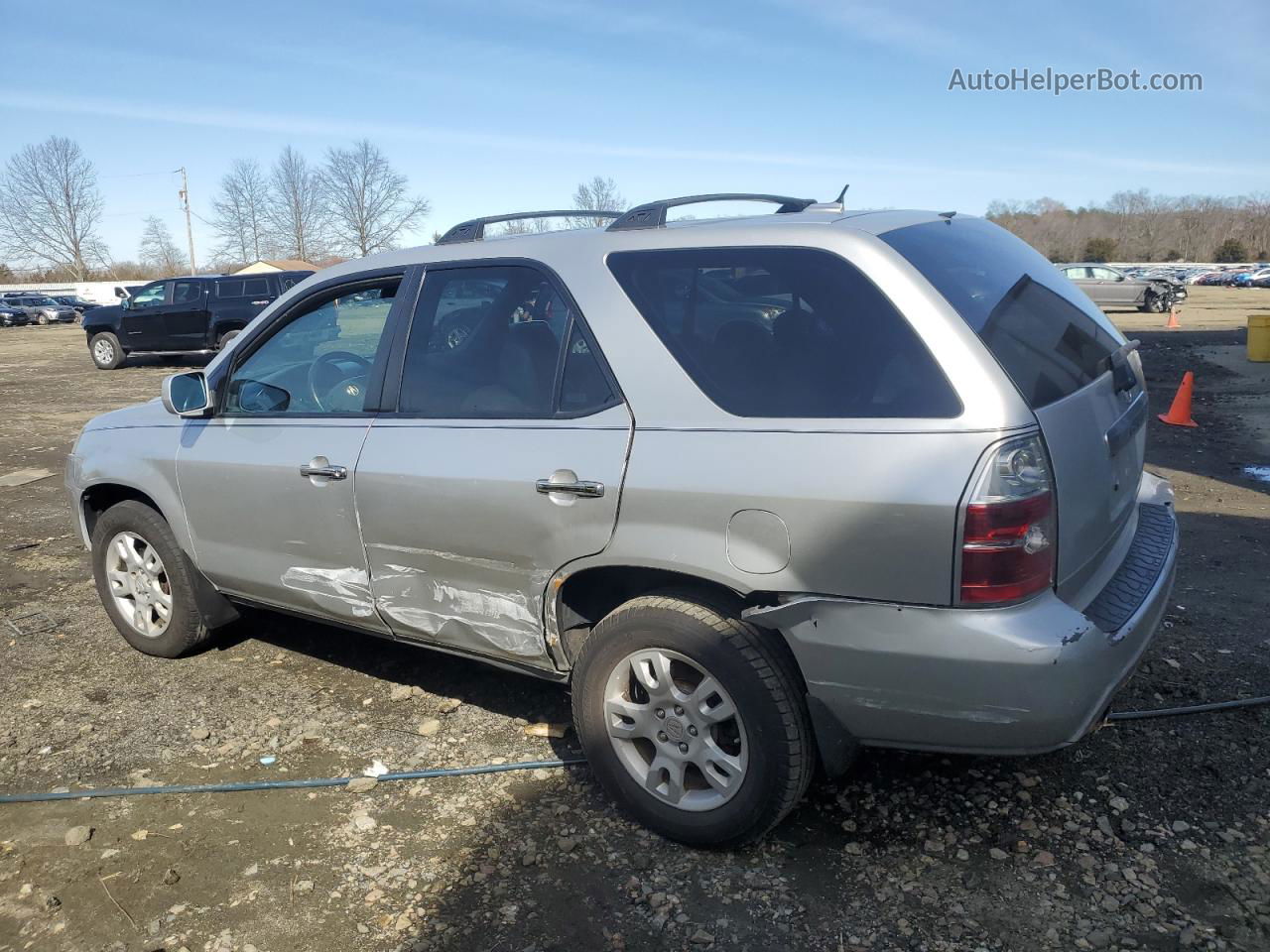 2005 Acura Mdx Touring Silver vin: 2HNYD18955H526279