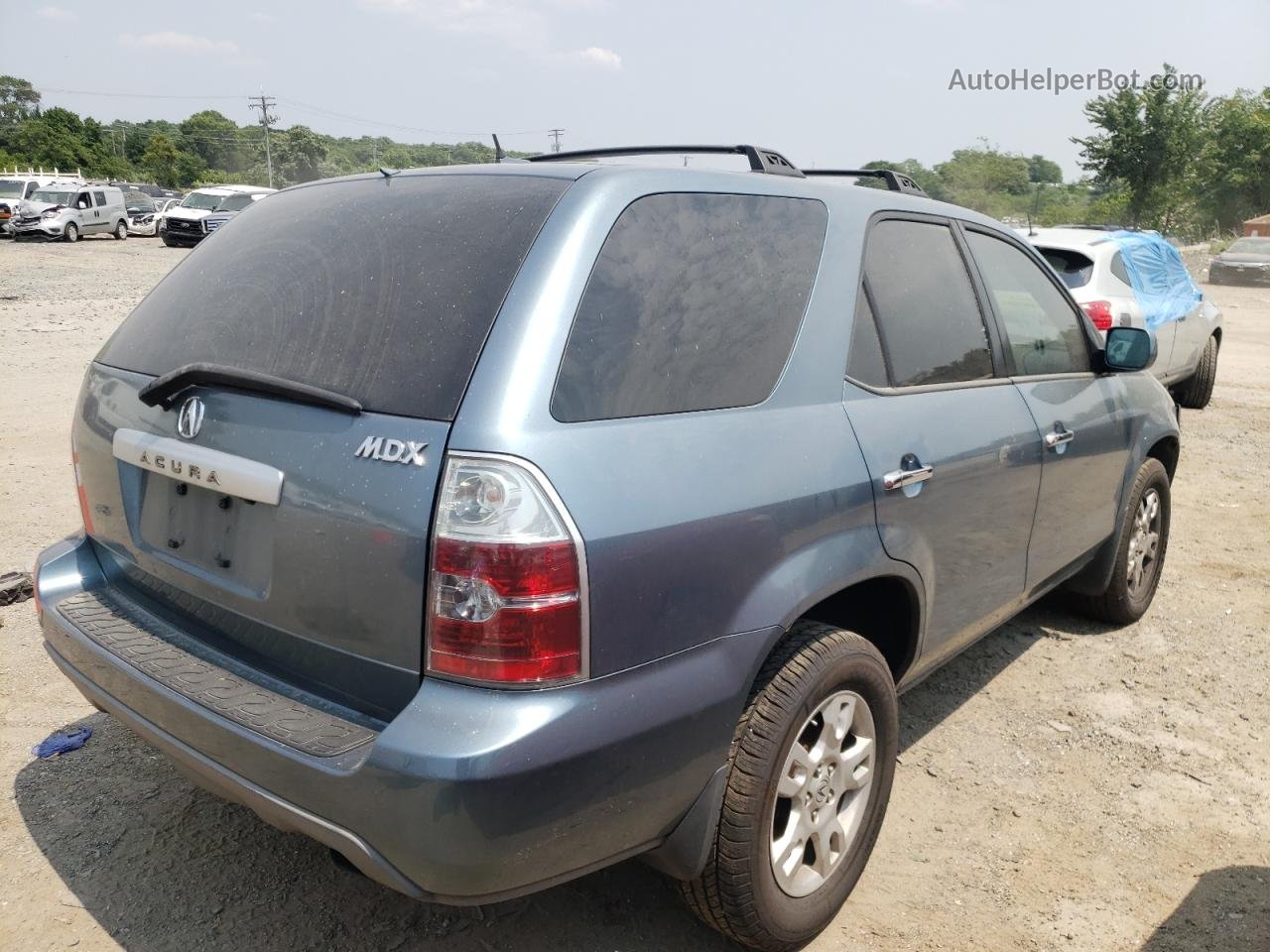 2005 Acura Mdx Touring Turquoise vin: 2HNYD18955H549769