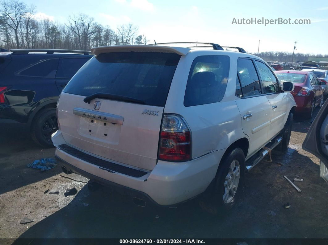 2005 Acura Mdx   White vin: 2HNYD18955H552042