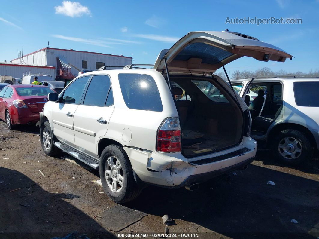 2005 Acura Mdx   White vin: 2HNYD18955H552042