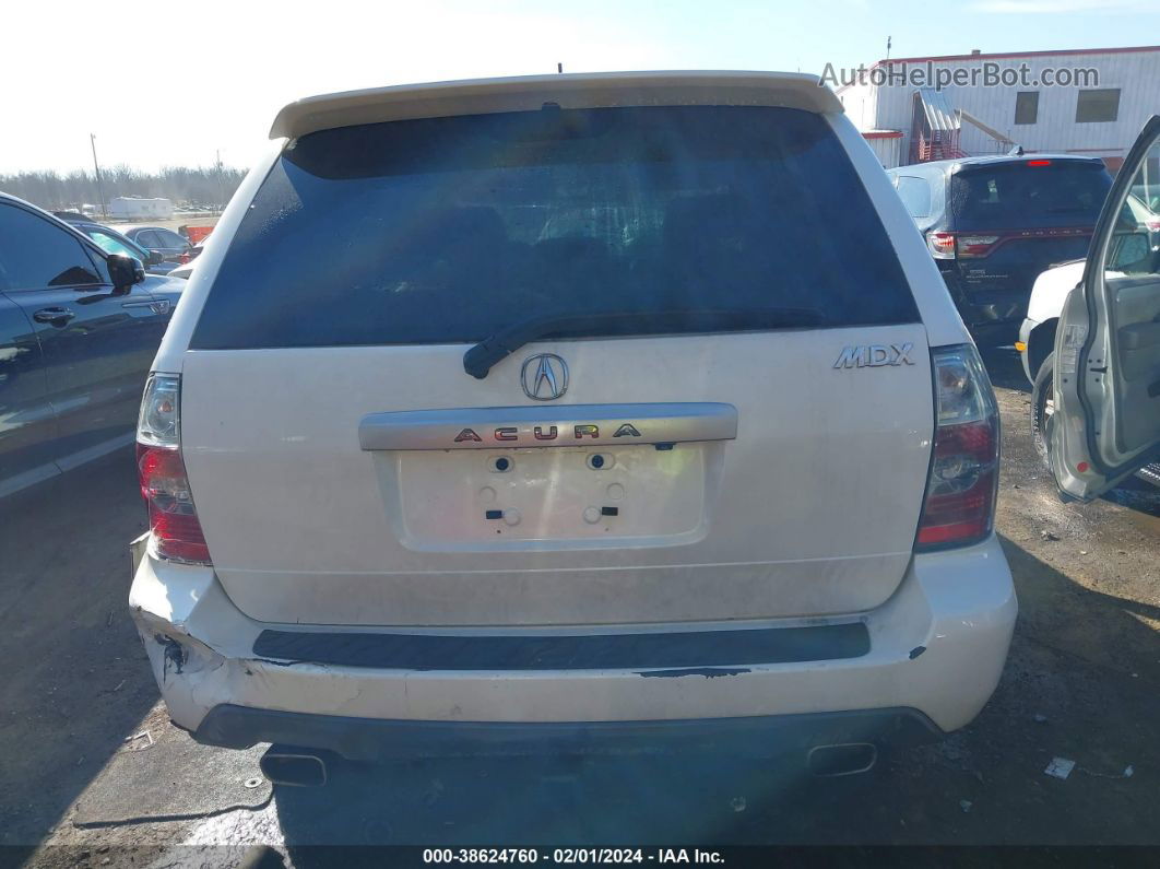 2005 Acura Mdx   White vin: 2HNYD18955H552042